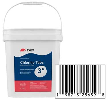 chlorine tablets and upc code